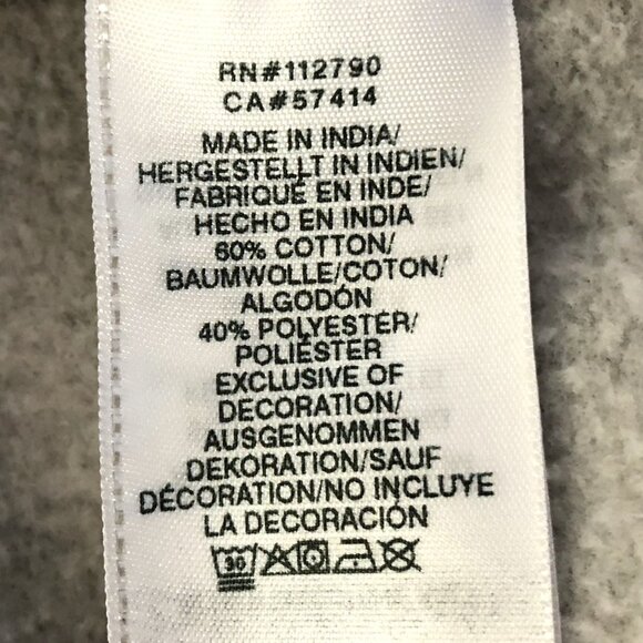 True Religion Cropped Track Jacket Full Zip Fleece Sweatshirt - Picture 9 of 12